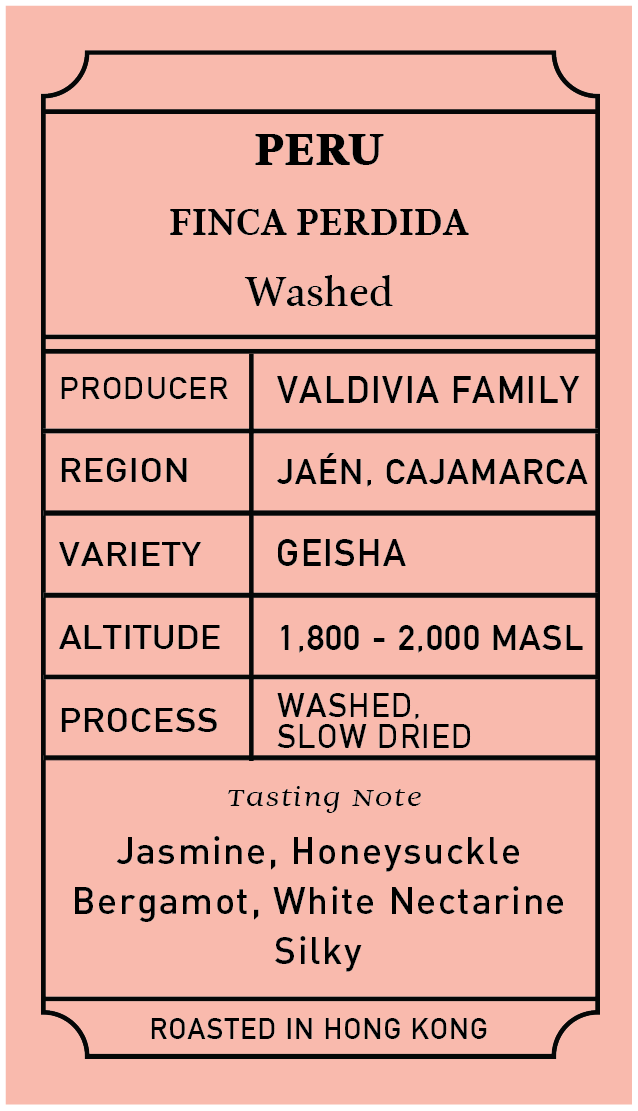 Peru Finca Perdida Geisha Washed