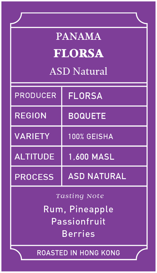 Panama Florsa 100% Geisha ASD Natural