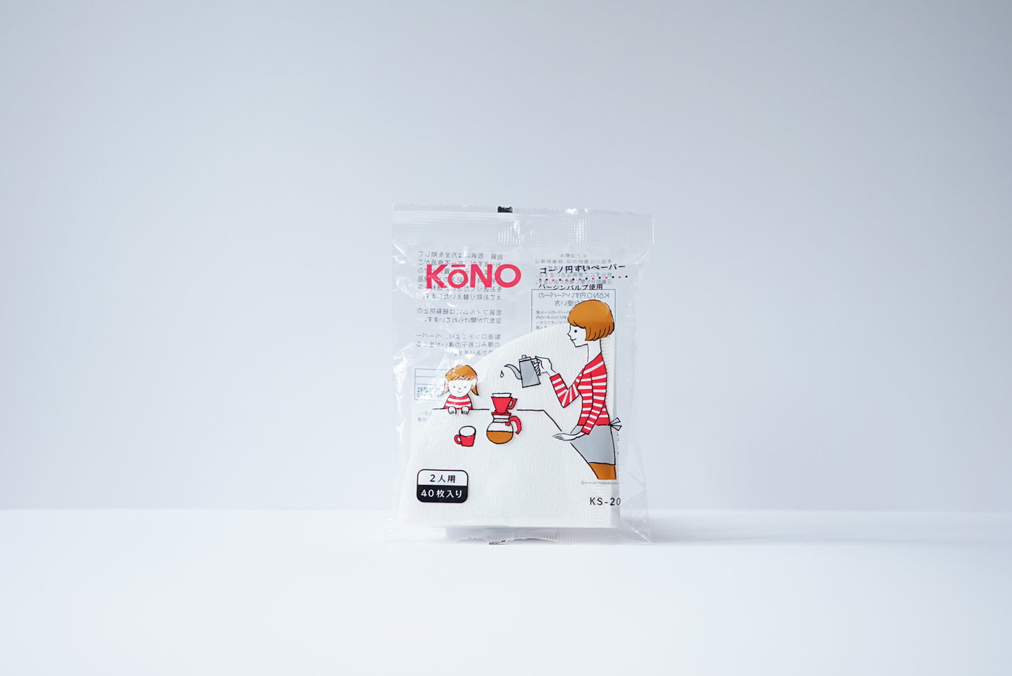 KONO Paper Filter White - 2 person