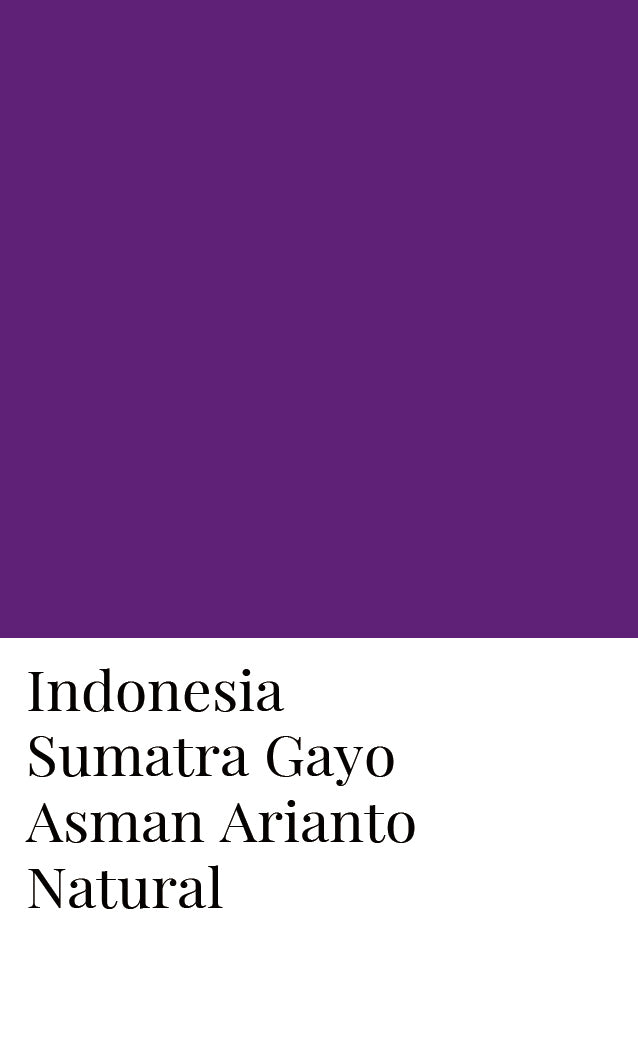 อินโดนีเซีย สุมาตรา กาโย อัสมาน อาเรียนโต เนเชอรัล