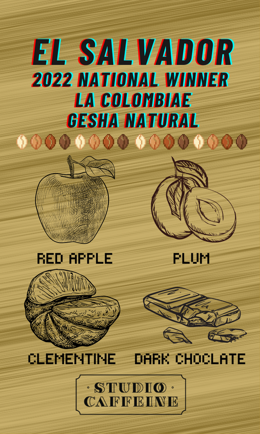ผู้ชนะระดับประเทศเอลซัลวาดอร์ประจำปี 2022 La Colombia Geisha Natural