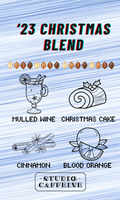 Limited 2023 Studio Caffeine Christmas Coffee Blend Omi-roast