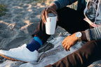 life style MiiR 8oz tumbler white colour used in real life