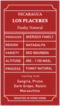 Nicaragua Mierisch Family -  Los Placeres Funky Natural