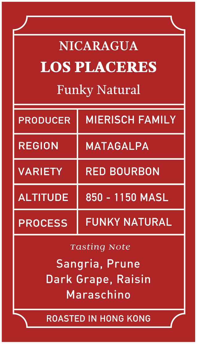Nicaragua Mierisch Family -  Los Placeres Funky Natural