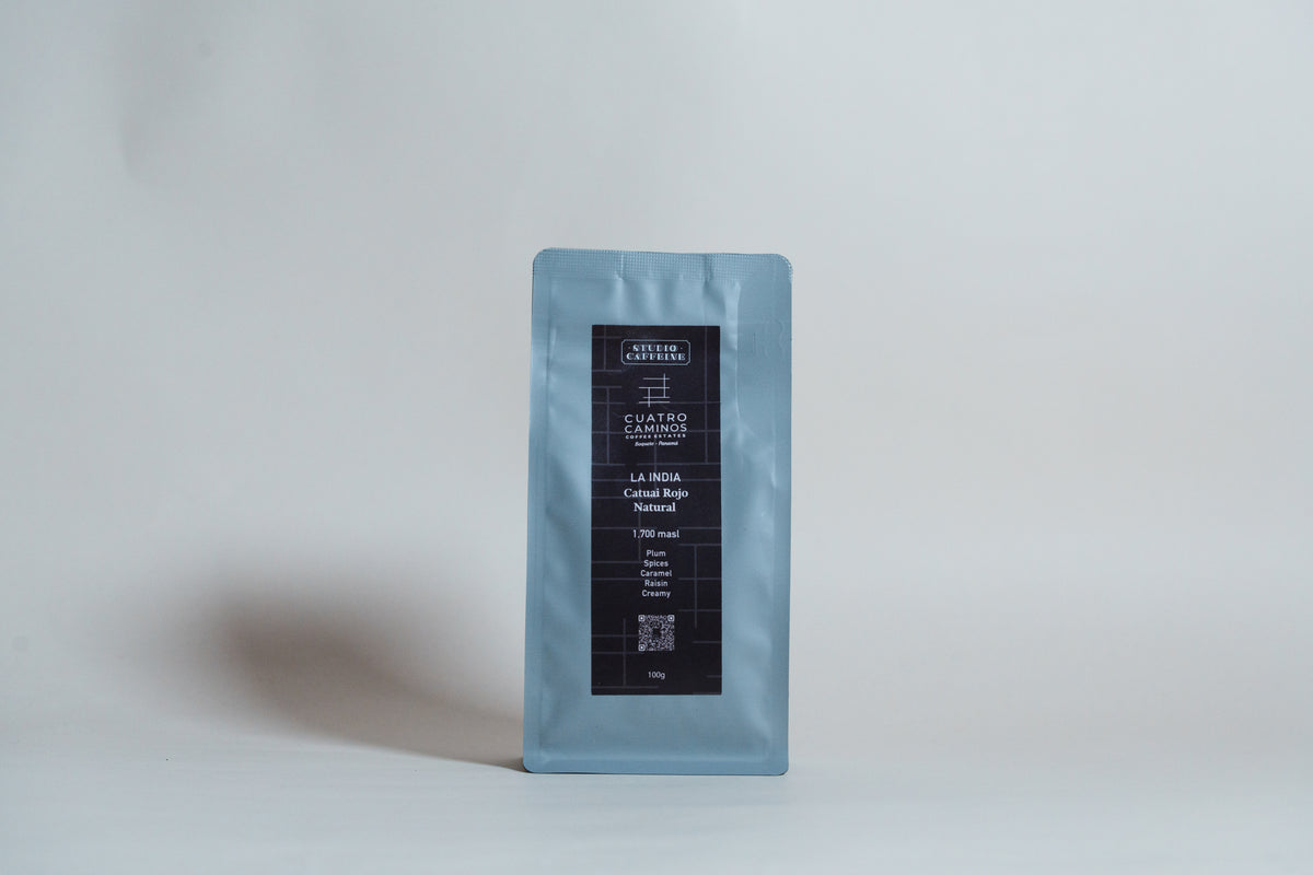 Panama CUATRO CAMINOS Finca La India Catuai Rojo Natural