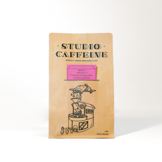 coffee bean Mexico COE #7 Cafetal el Equimite Geisha Natural