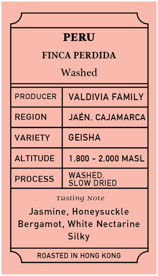 Peru Finca Perdida Geisha Washed