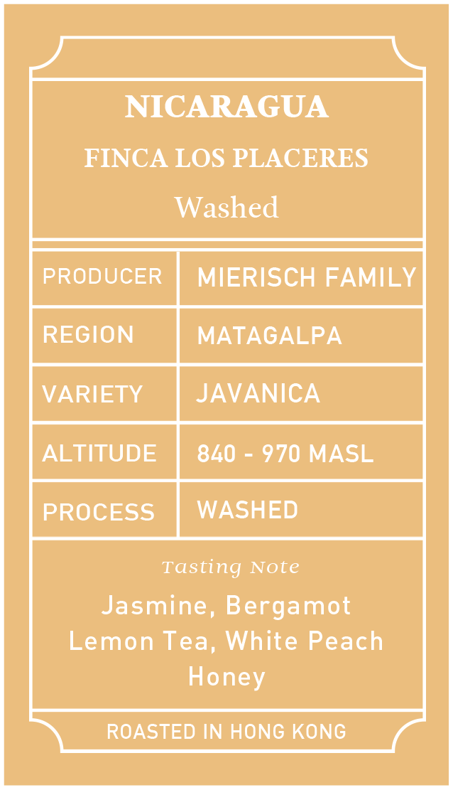 Nicaragua Finca Los Placeres Javanica Washed