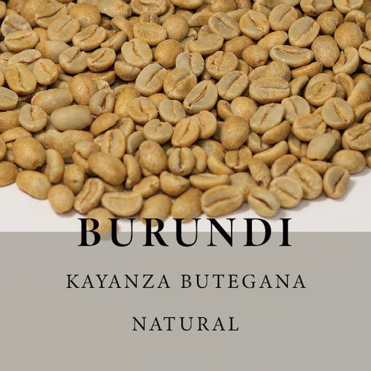 [Green] Burundi Kayanza Butegana Natural Sub. Intenso 15+