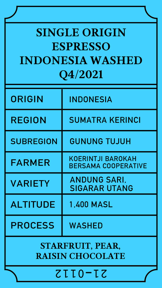 SOE Indonesia Washed Q4/2021