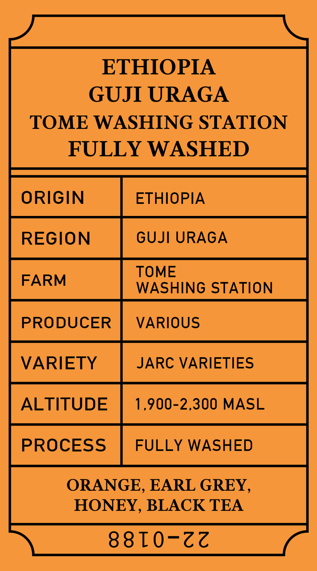 Ethiopia Guji Uraga Tome G1 FW