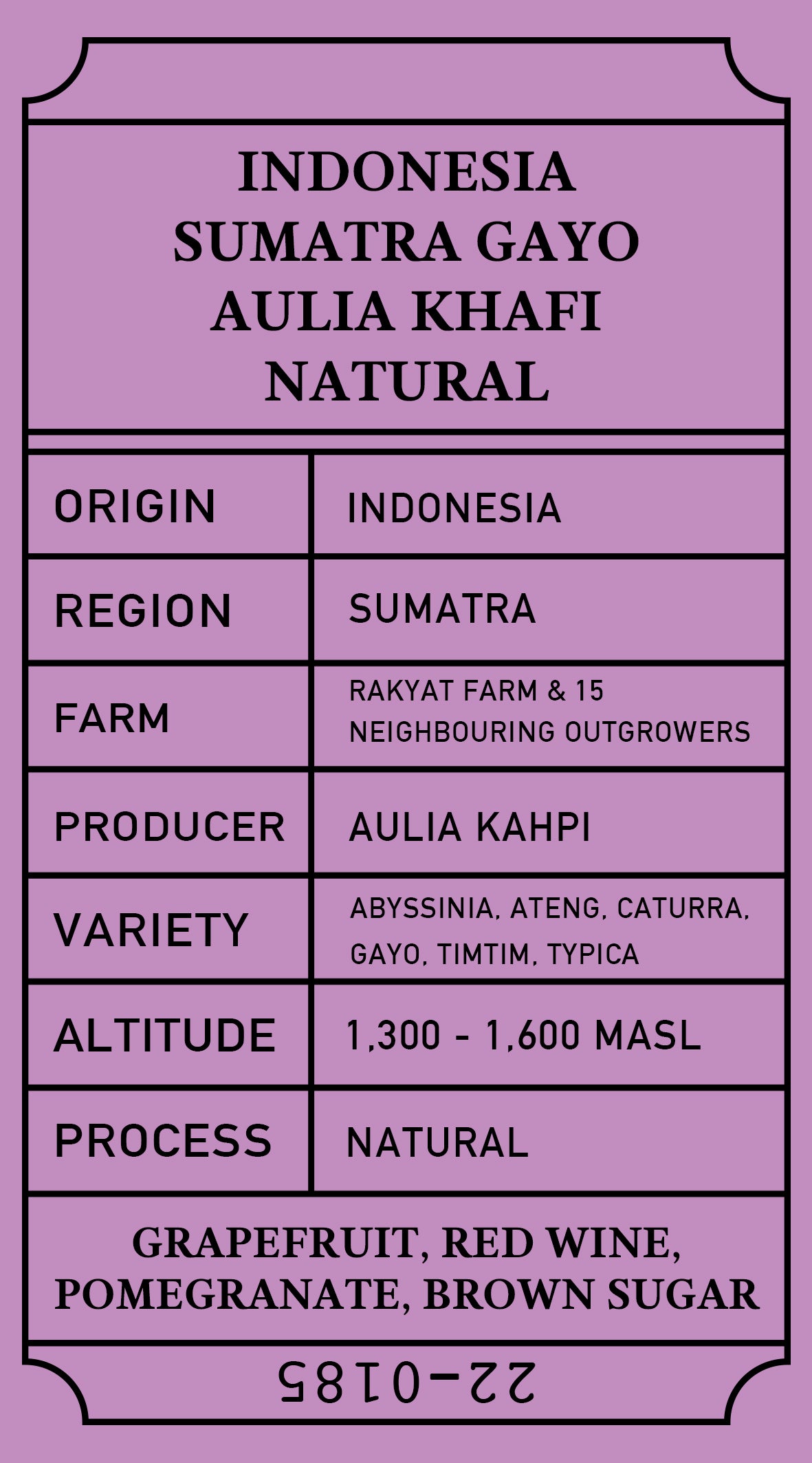 Indonesia Sumatra Aulia Kahpi Natural