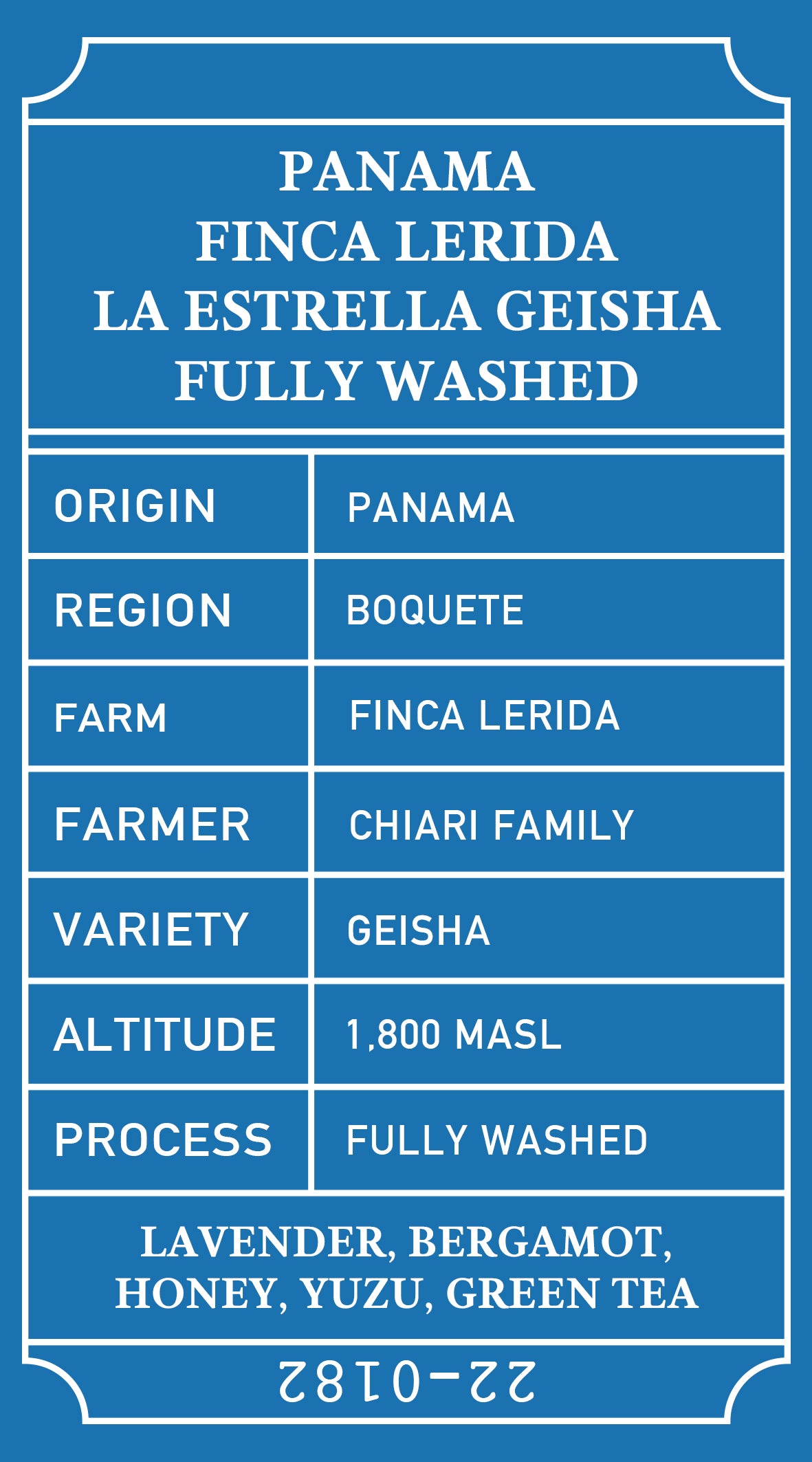ปานามา Finca Lerida Geisha ล้าง
