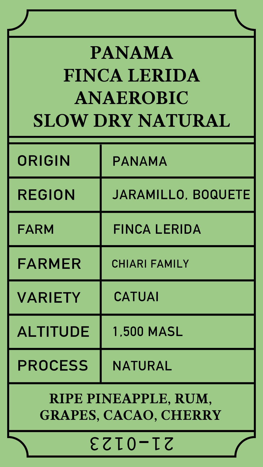 Panama Lerida ASD Natural